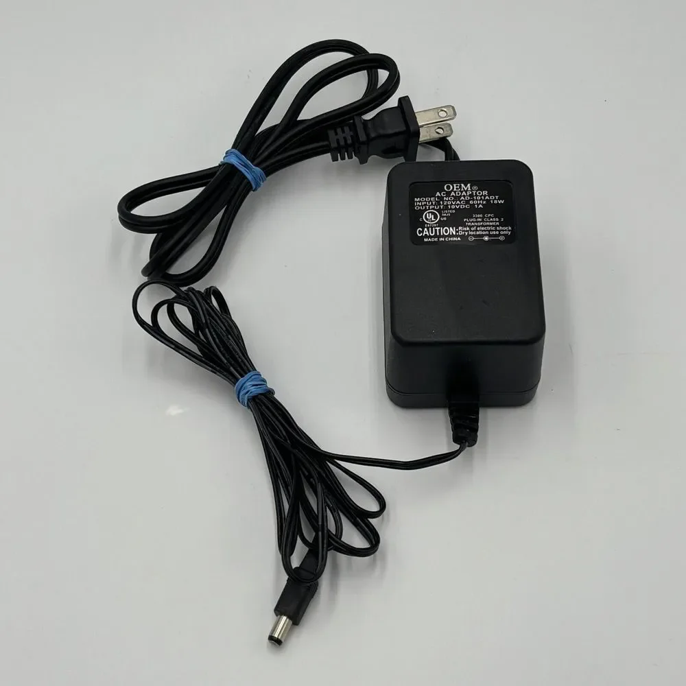 OEM AC Adapter  AD - 101ADT Power Supply Input 120VAC 60hz 18W Output‎ 10VDC